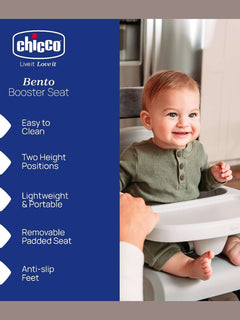 Chicco Bento Booster Seat with Removable Tray – Compact Travel Booster 6m–3y Terracotta Chicco Mama's Joy