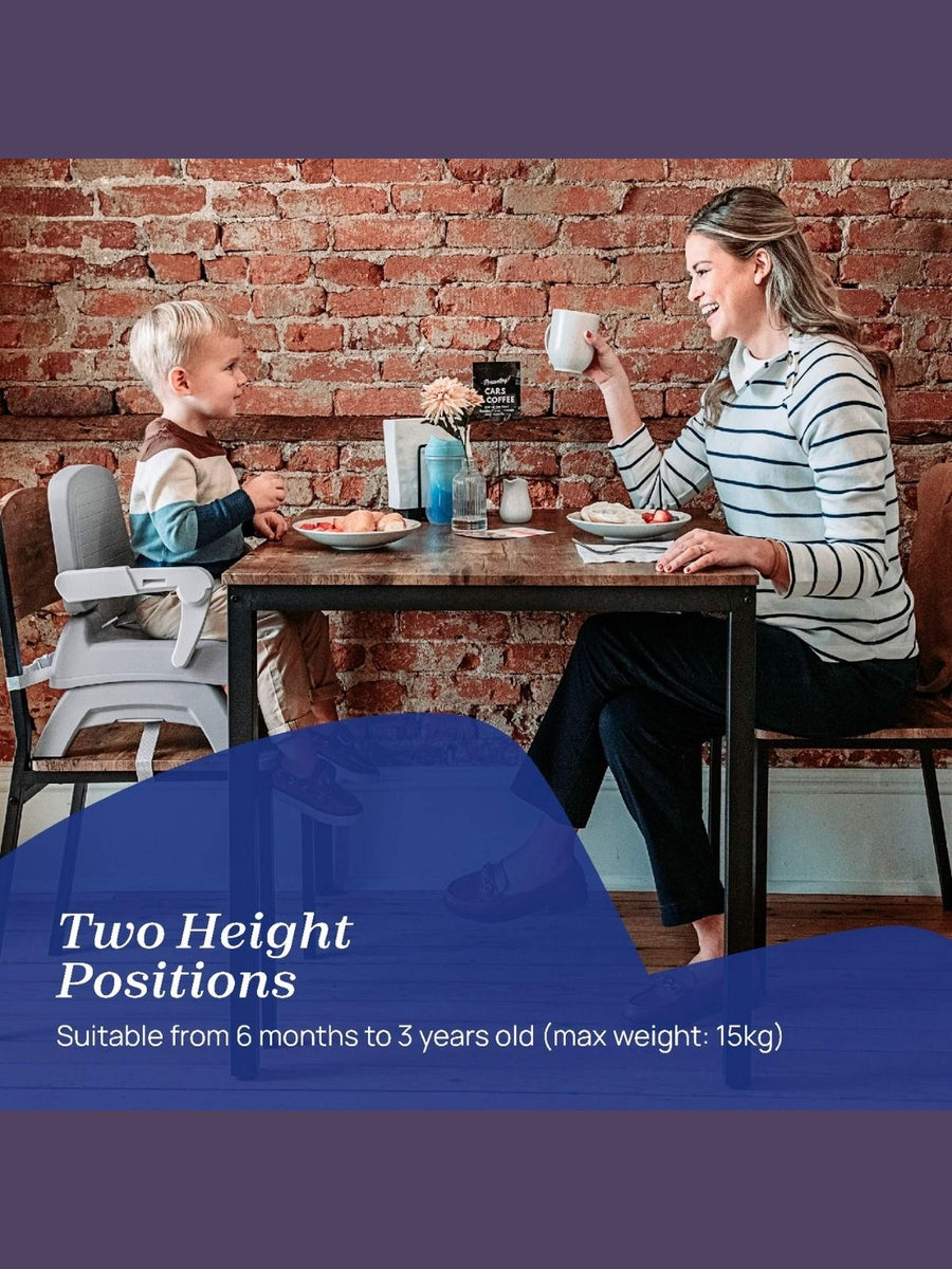 Chicco Bento Booster Seat with Removable Tray – Compact Travel Booster 6m–3y Vanilla Chicco Mama's Joy