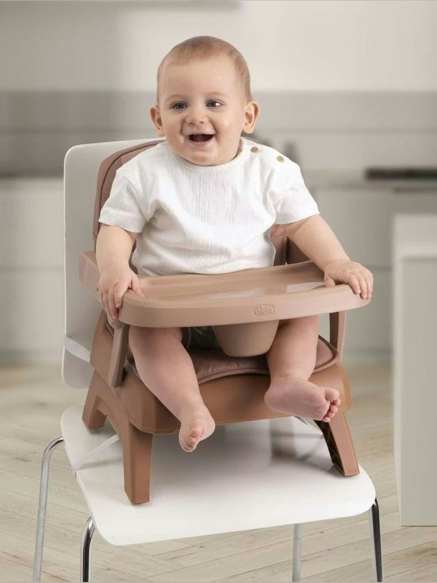 Chicco Bento Booster Seat with Removable Tray – Compact Travel Booster 6m–3y Terracotta Chicco Mama's Joy
