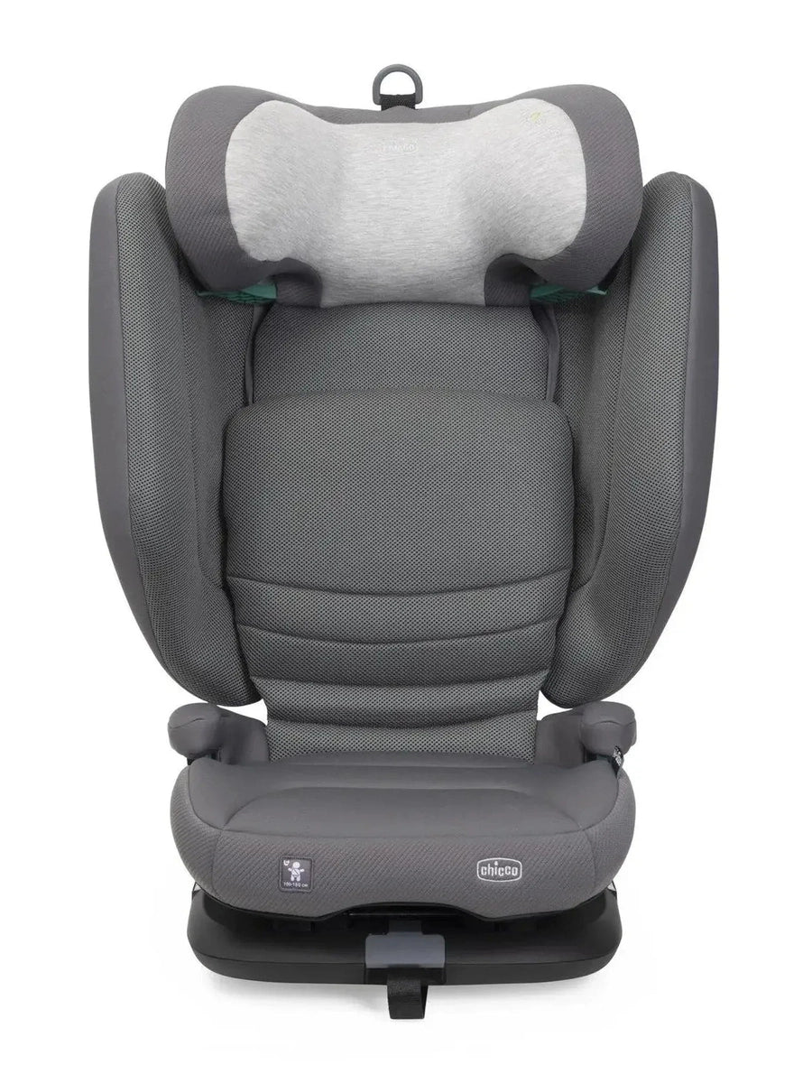 Chicco Fold & Go S i-Size Car Seat 100–150cm Foldable Booster - Glam Grey Chicco Mama's Joy