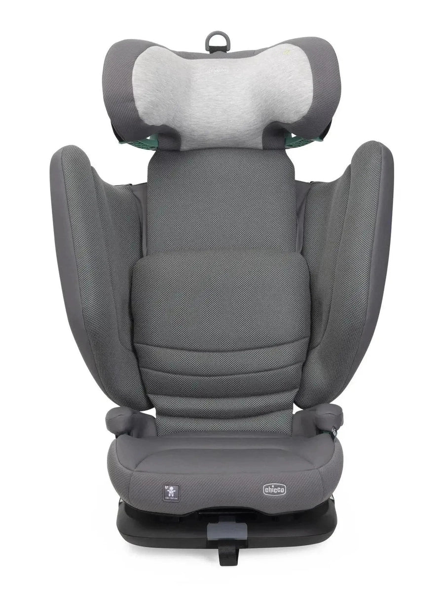 Chicco Fold & Go S i-Size Car Seat 100–150cm Foldable Booster - Glam Grey Chicco Mama's Joy