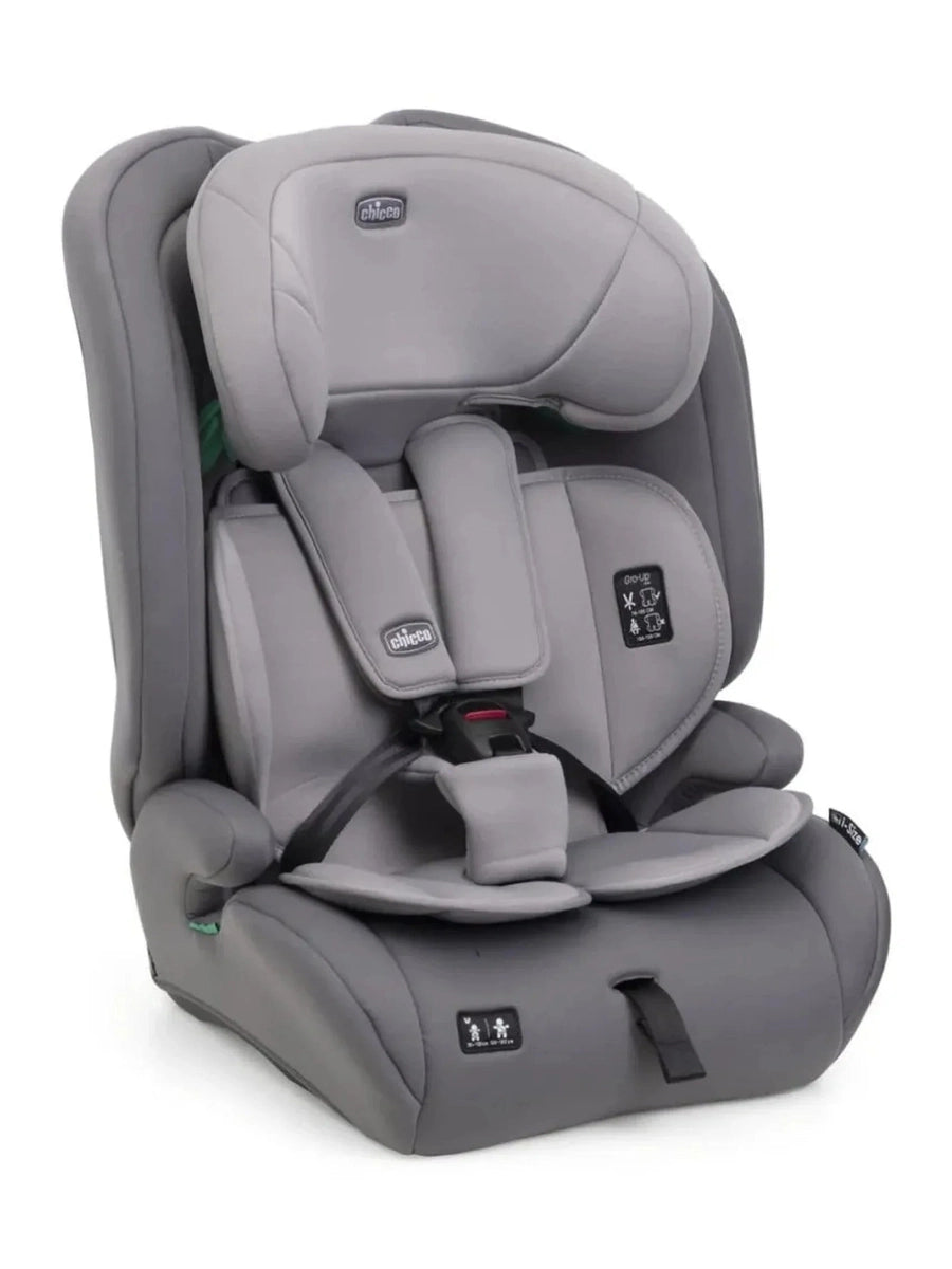 Chicco Gro-Up i-Size Car Seat 76–150cm – Lightweight Belt-Fit Seat 15m–12y Stone Chicco Mama's Joy