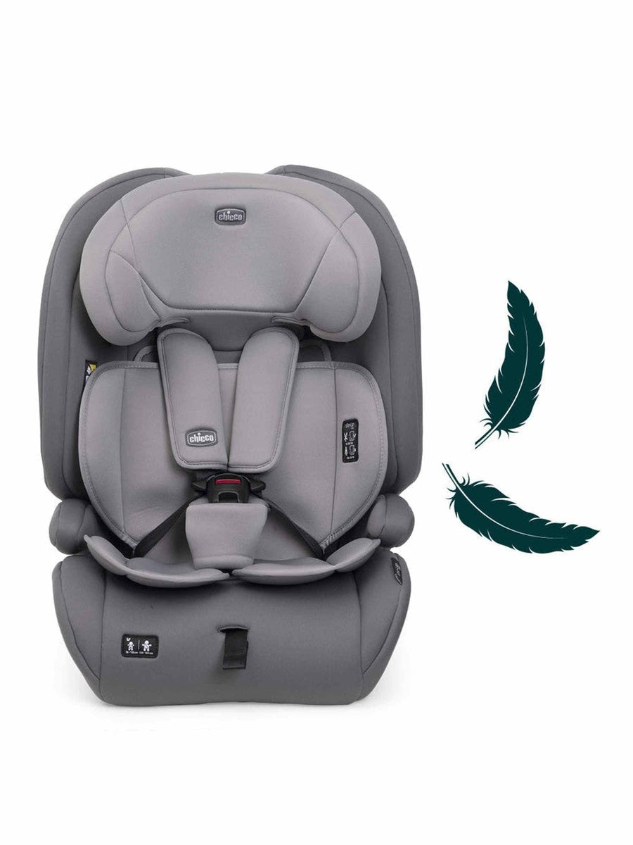 Chicco Gro-Up i-Size Car Seat 76–150cm – Lightweight Belt-Fit Seat 15m–12y Stone Chicco Mama's Joy