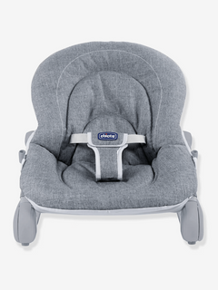 Chicco Hoopla Baby Bouncer – Grey | Adjustable Recline, Toy Bar, Folds Flat | Birth to 18kg Chicco Mama's Joy