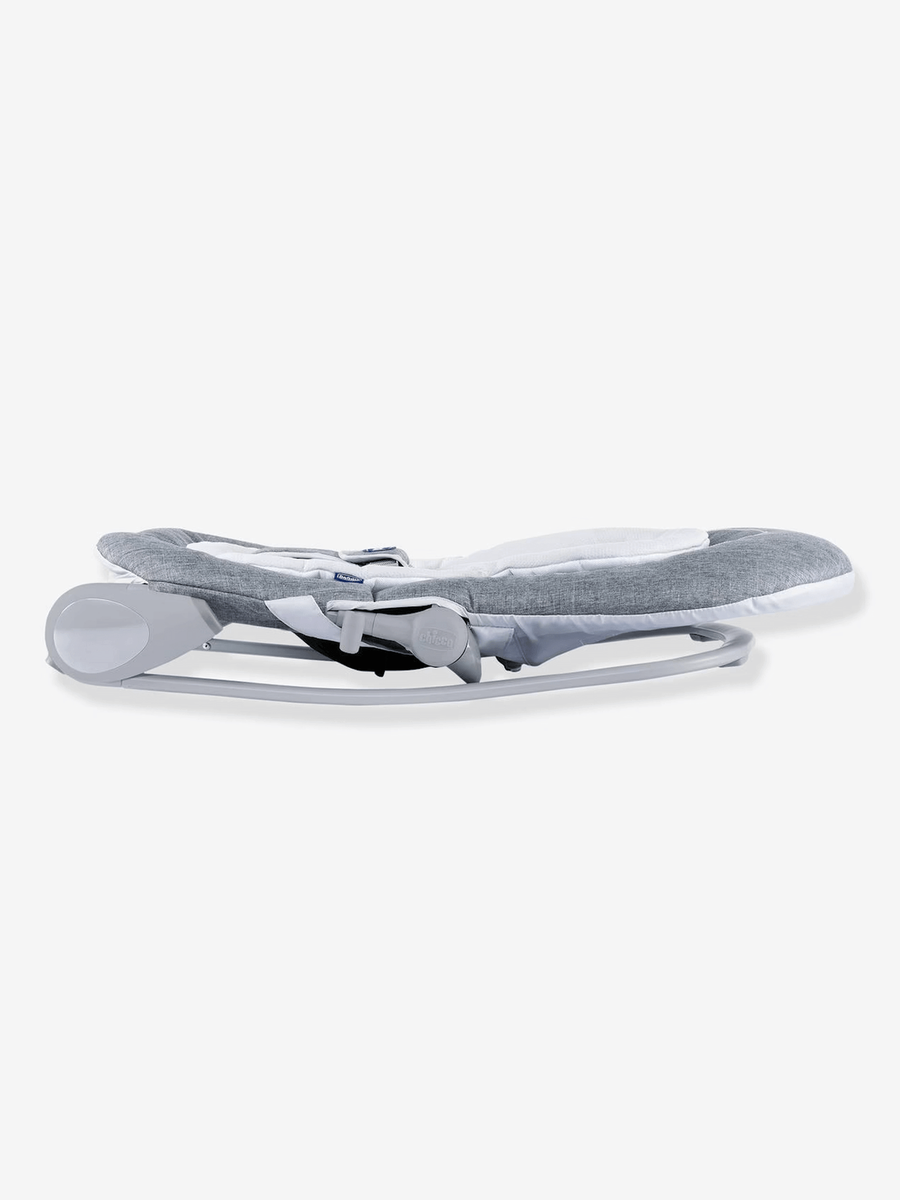 Chicco Hoopla Baby Bouncer – Grey | Adjustable Recline, Toy Bar, Folds Flat | Birth to 18kg Chicco Mama's Joy