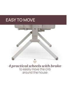 Chicco Next2Me Armonia Bedside Crib – Steel 0–6 Months Chicco Mama's Joy