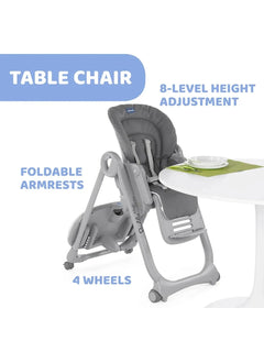 Chicco Polly Magic Highchair – Birth to 3 Years | Adjustable Height, Removable Tray, Toy Bar Chicco Mama's Joy