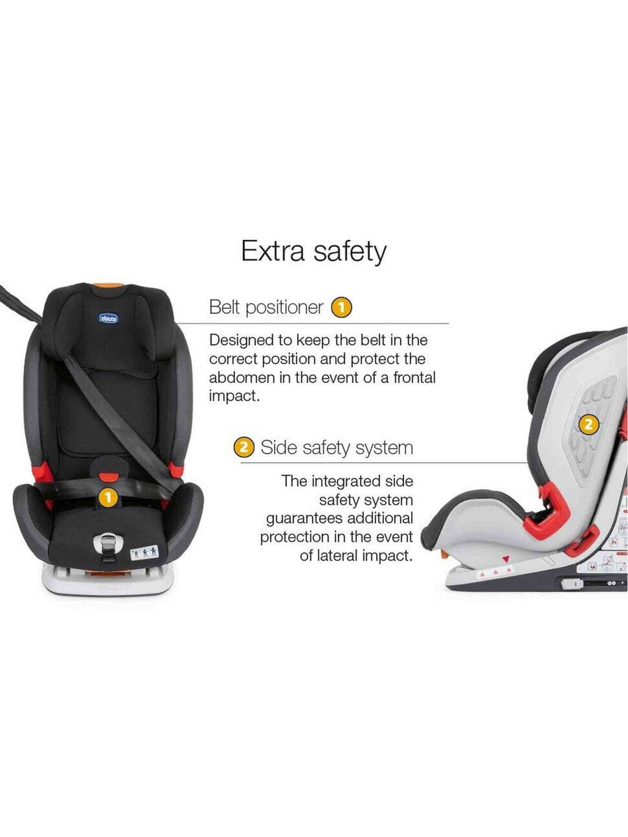 Chicco YOUniverse Reclining Car Seat ISOFIX Group 1-3 9-36 kg or 1-12yrs Black Chicco Mama's Joy