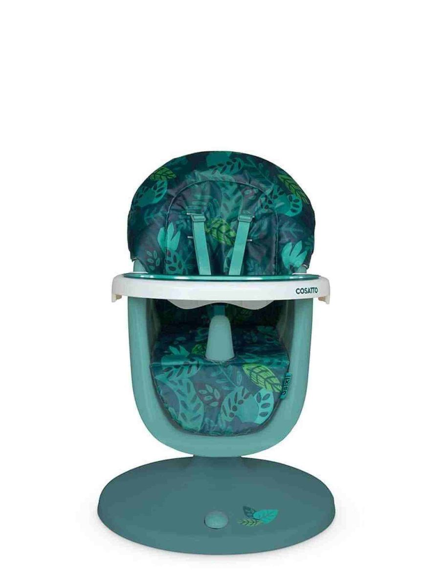 Cosatto 3 Sixti 2 Circle Highchair from 6 Months with 360 Swivel Midnight Jungle Cosatto Mama's Joy