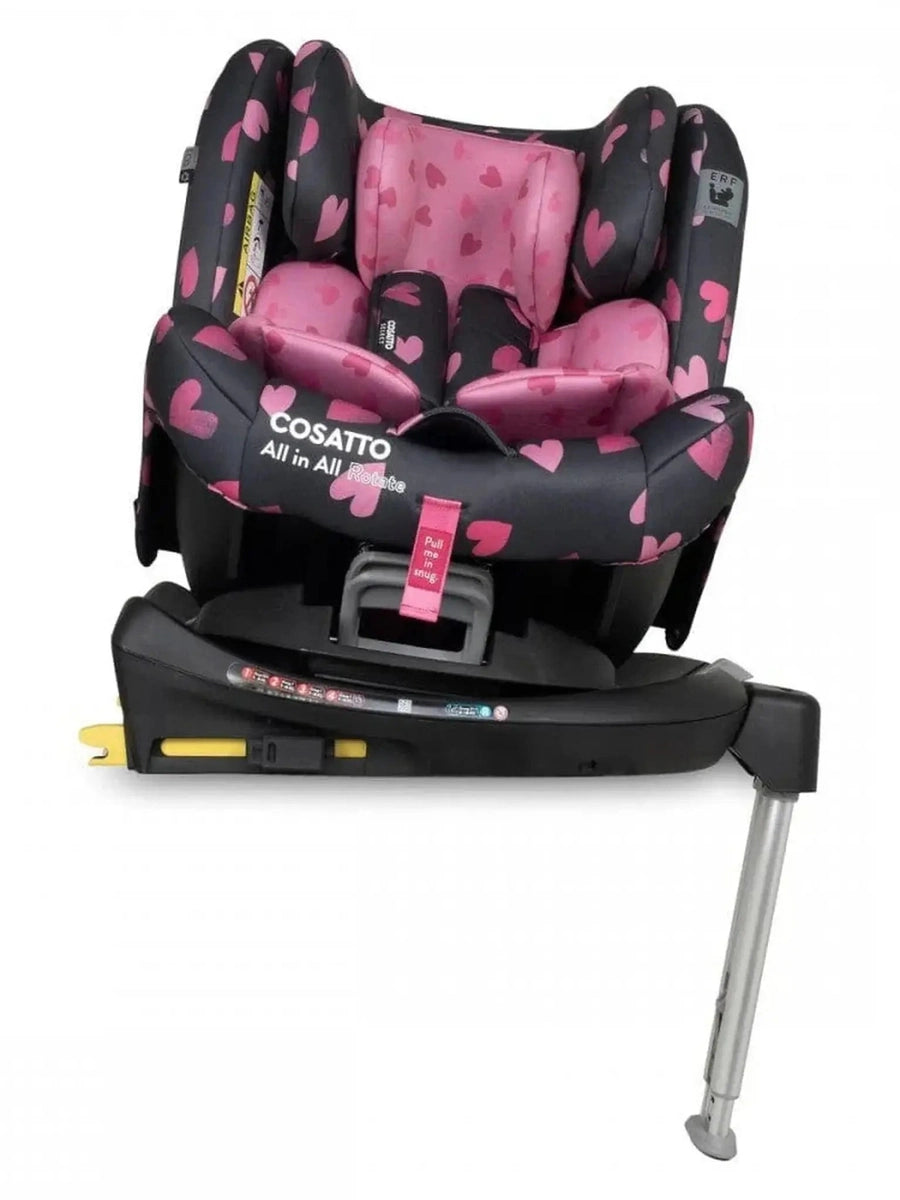 Cosatto All in All 360 Rotate Car Seat – Birth to 12 Years | 360° Rotation, ISOFIX Charcoal Lighthearted Cosatto Mama's Joy