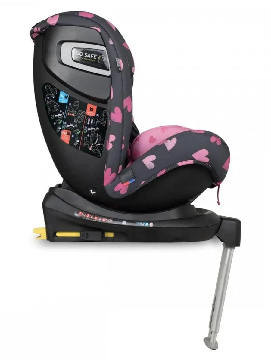 Cosatto All in All 360 Rotate Car Seat – Birth to 12 Years | 360° Rotation, ISOFIX Charcoal Lighthearted Cosatto Mama's Joy