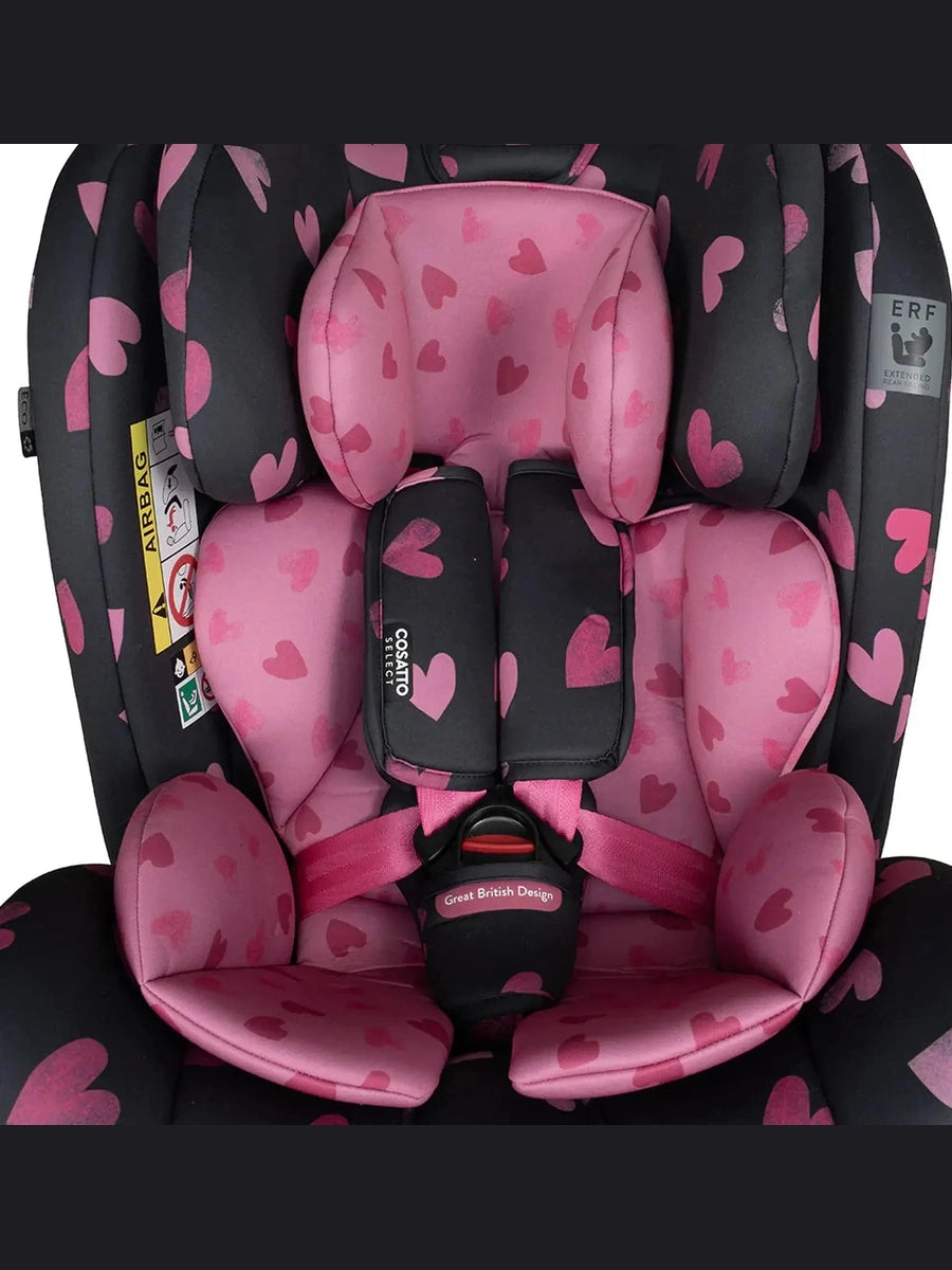 Cosatto All in All 360 Rotate Car Seat – Birth to 12 Years | 360° Rotation, ISOFIX Charcoal Lighthearted Cosatto Mama's Joy