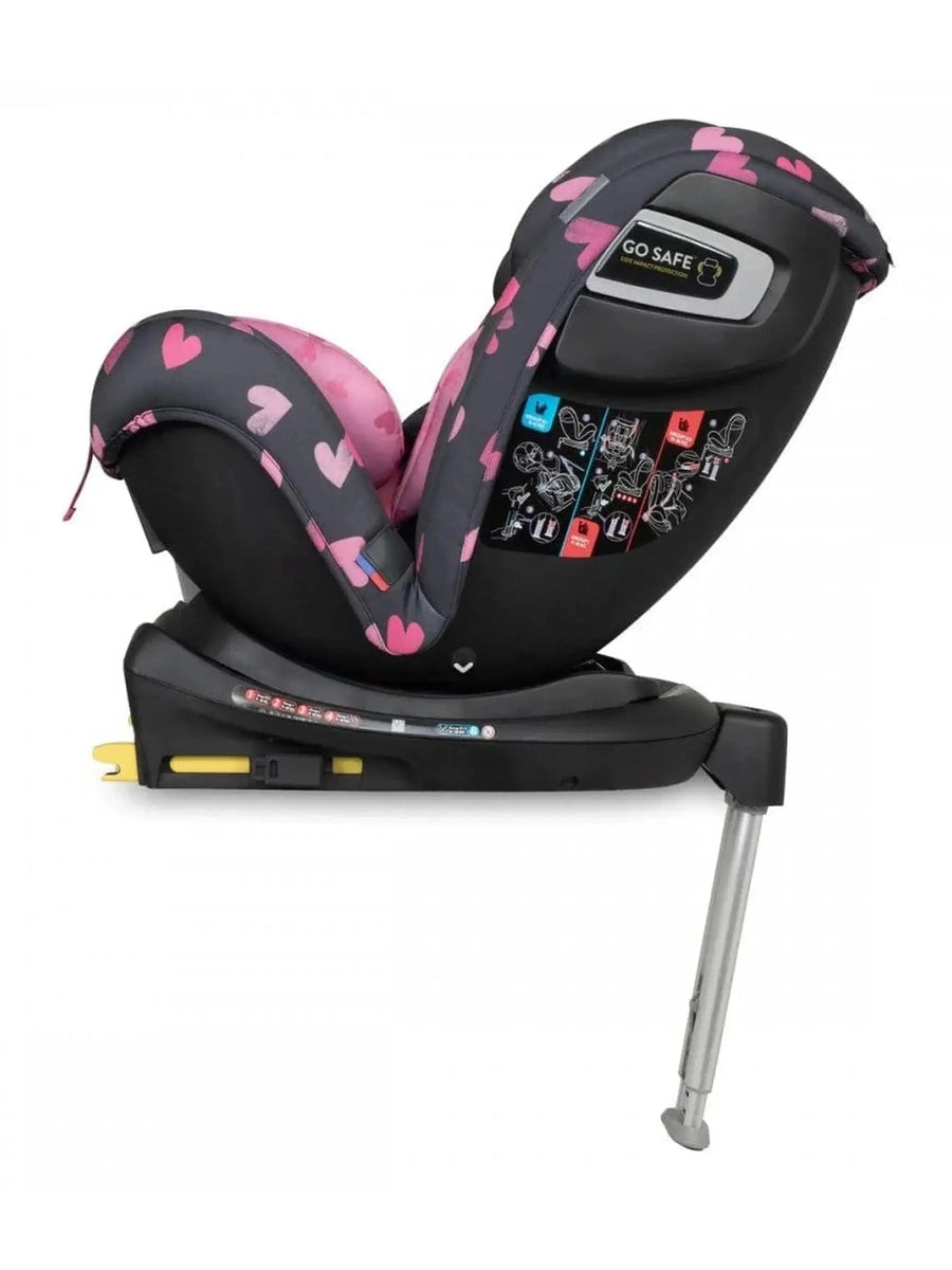 Cosatto All in All 360 Rotate Car Seat – Birth to 12 Years | 360° Rotation, ISOFIX Charcoal Lighthearted Cosatto Mama's Joy