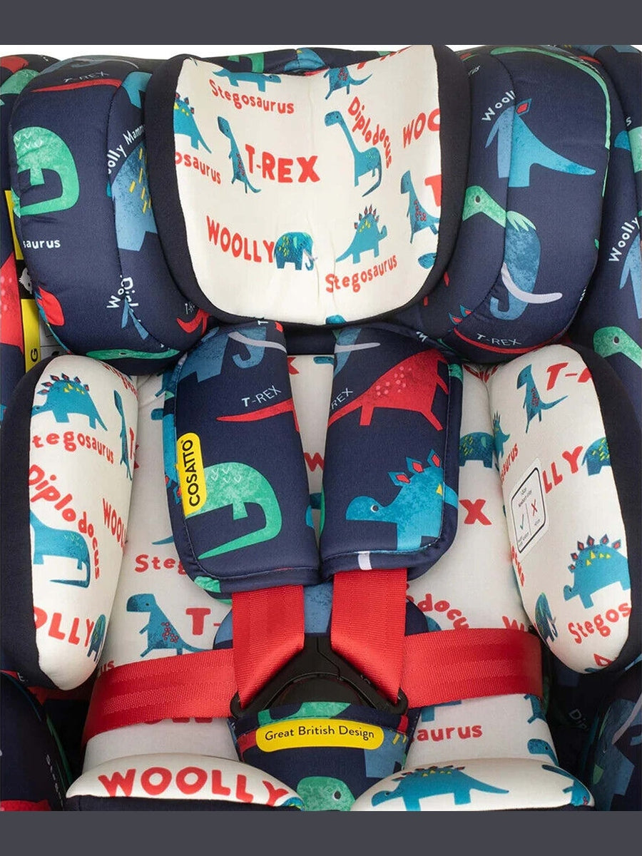 Cosatto Come & Go i-Size 360 Rotate Comfort Car Seat D is for Dino 5PP ISOFIX Cosatto Mama's Joy