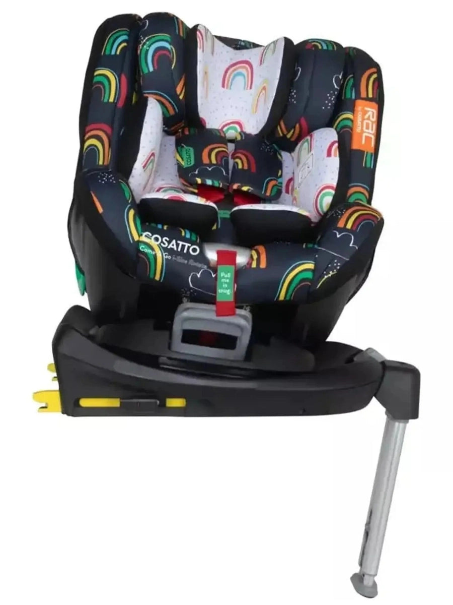 Cosatto Come & Go i-Size 360 Rotate Comfort Car Seat Rainbow 5PP ISOFIX Cosatto Mama's Joy