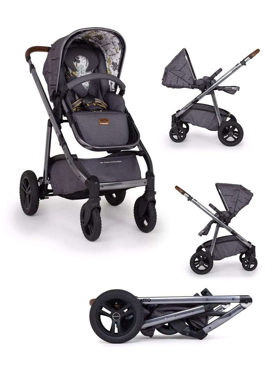 Cosatto Wow Continental Baby Pushchair Stroller Fika Forest CT4785 - Grey Cosatto Mama's Joy