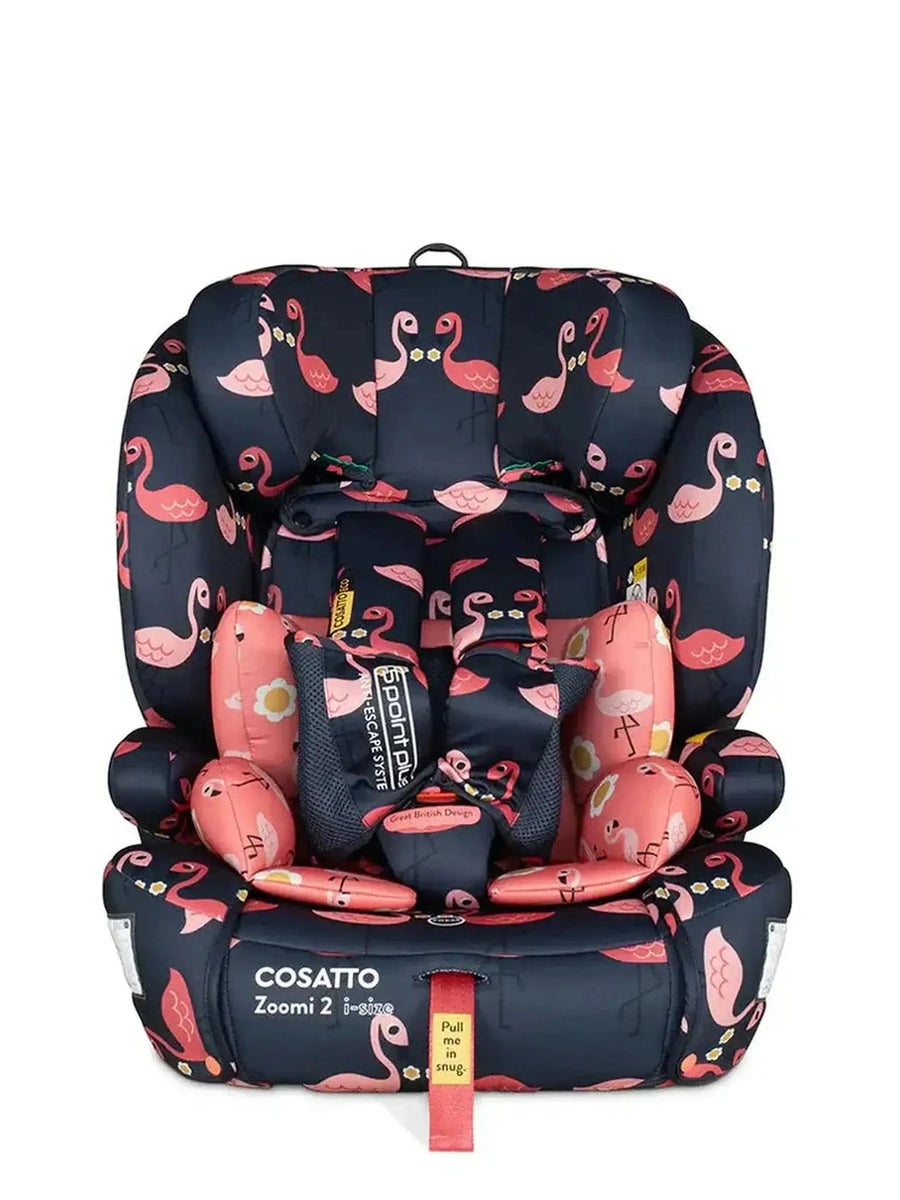 Cosatto Zoomi 2 i-size Car Seat Pretty Flamingo, ISOFIT Adjustable Headrest Cosatto Mama's Joy