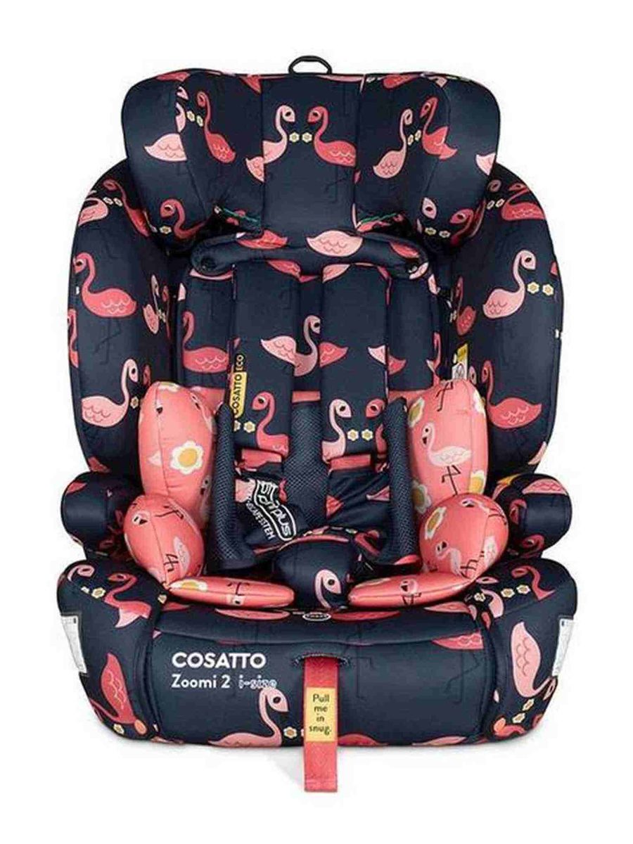 Cosatto Zoomi 2 i-size Car Seat Pretty Flamingo, ISOFIT Adjustable Headrest Cosatto Mama's Joy