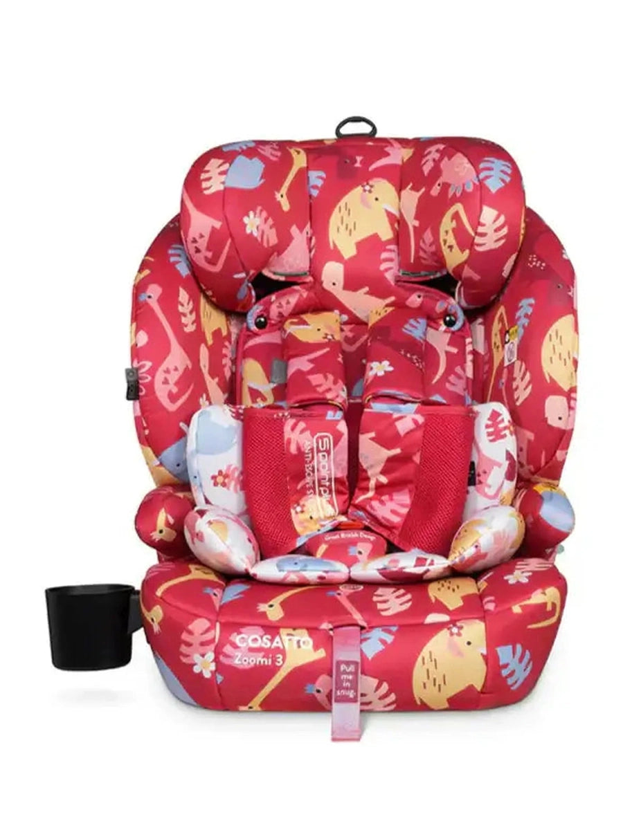 Cosatto Zoomi 3 i-Size Car Seat – Dino Delite | From 15 Months to 12 Years with ISOFIX Cosatto Mama's Joy