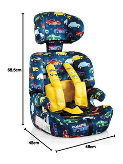 Cosatto Zoomi Car Seat Booster - Group 1/2/3 From up to 9 Months to 12 years Rev Up Cosatto Mama's Joy