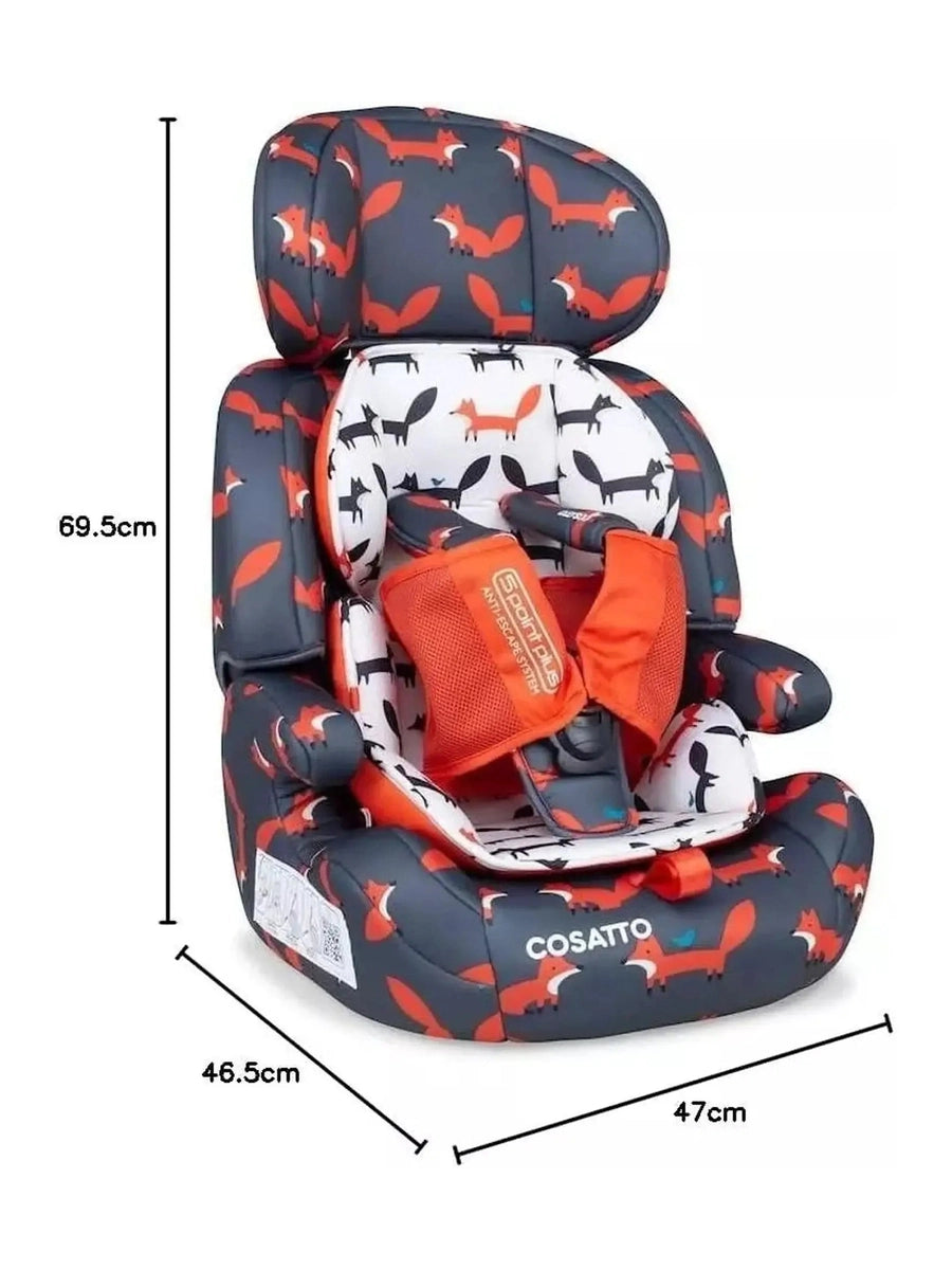 Cosatto Zoomi Car Seat Booster - Group 1/2/3 Mister Fox Cosatto Mama's Joy