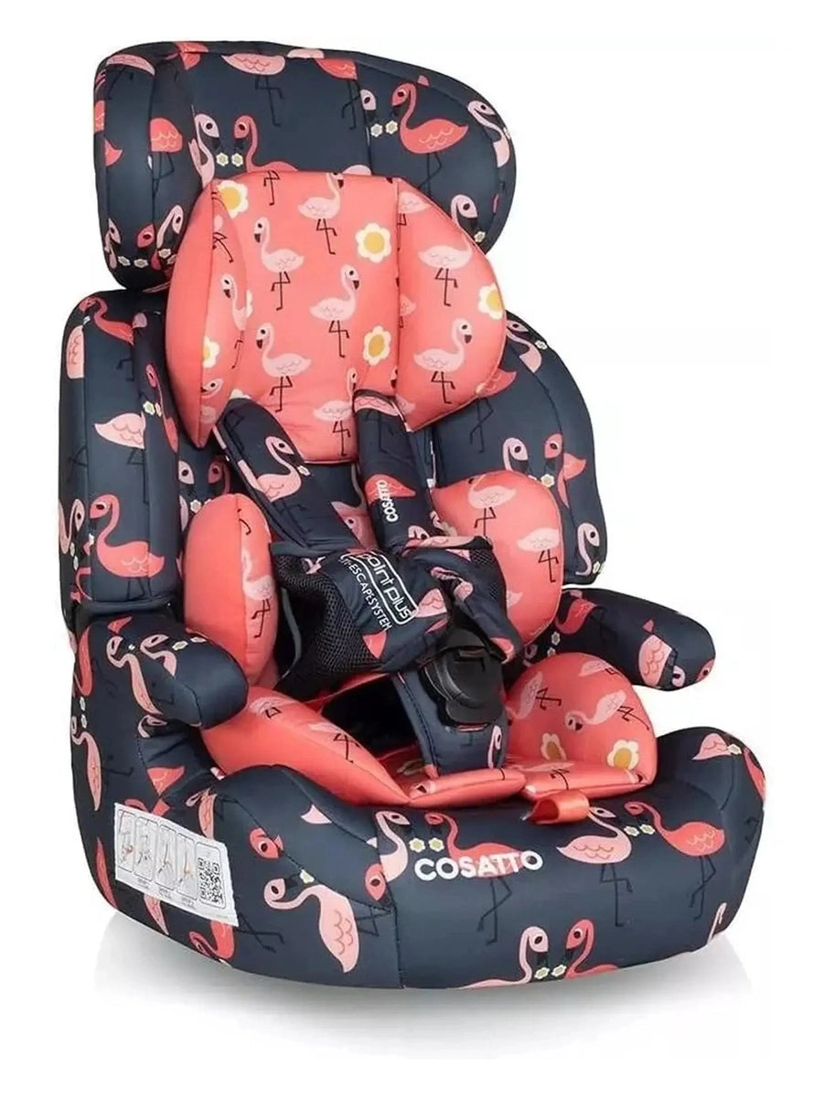 Cosatto Zoomi Car Seat Booster - Group 123 From up to 9 Months to 12 years Flamingo Cosatto Mama's Joy