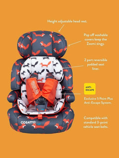 Cosatto Zoomi Child Car Seat for Group 1/2/3 Dragon Kingdom Cosatto Mama's Joy