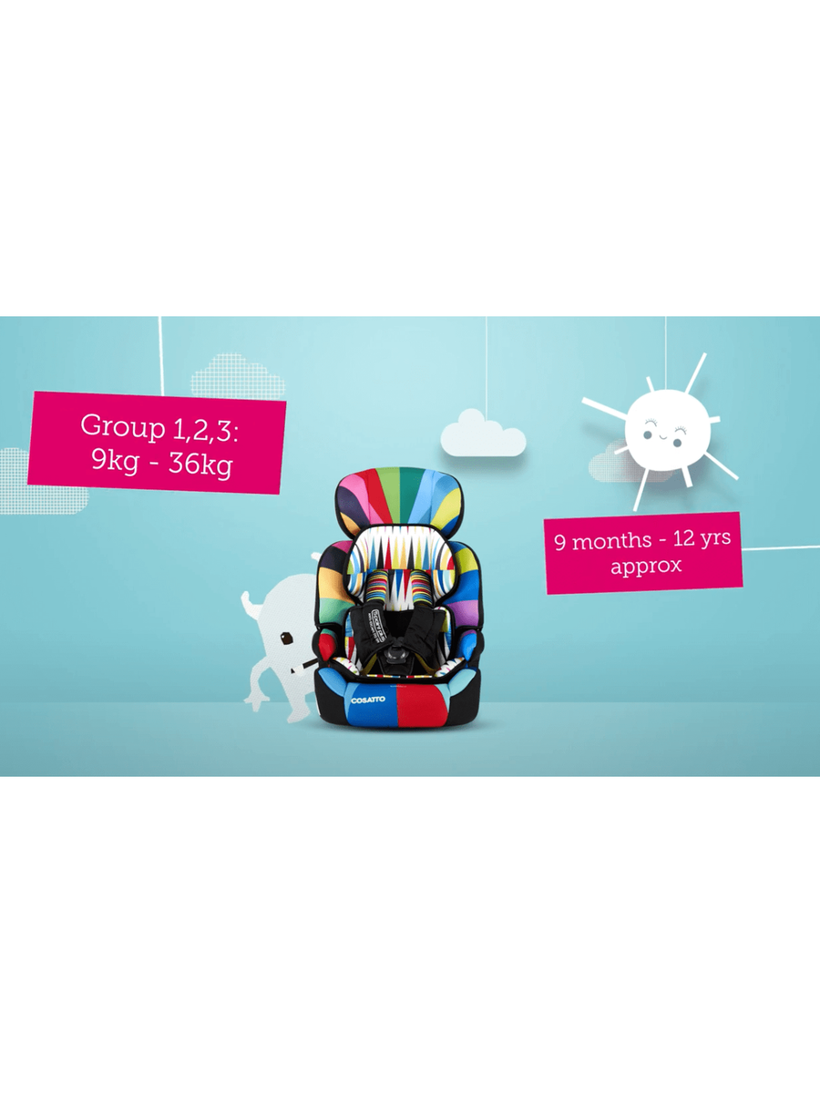 Cosatto Zoomi Child Car Seat for Group 1/2/3 Dragon Kingdom Cosatto Mama's Joy