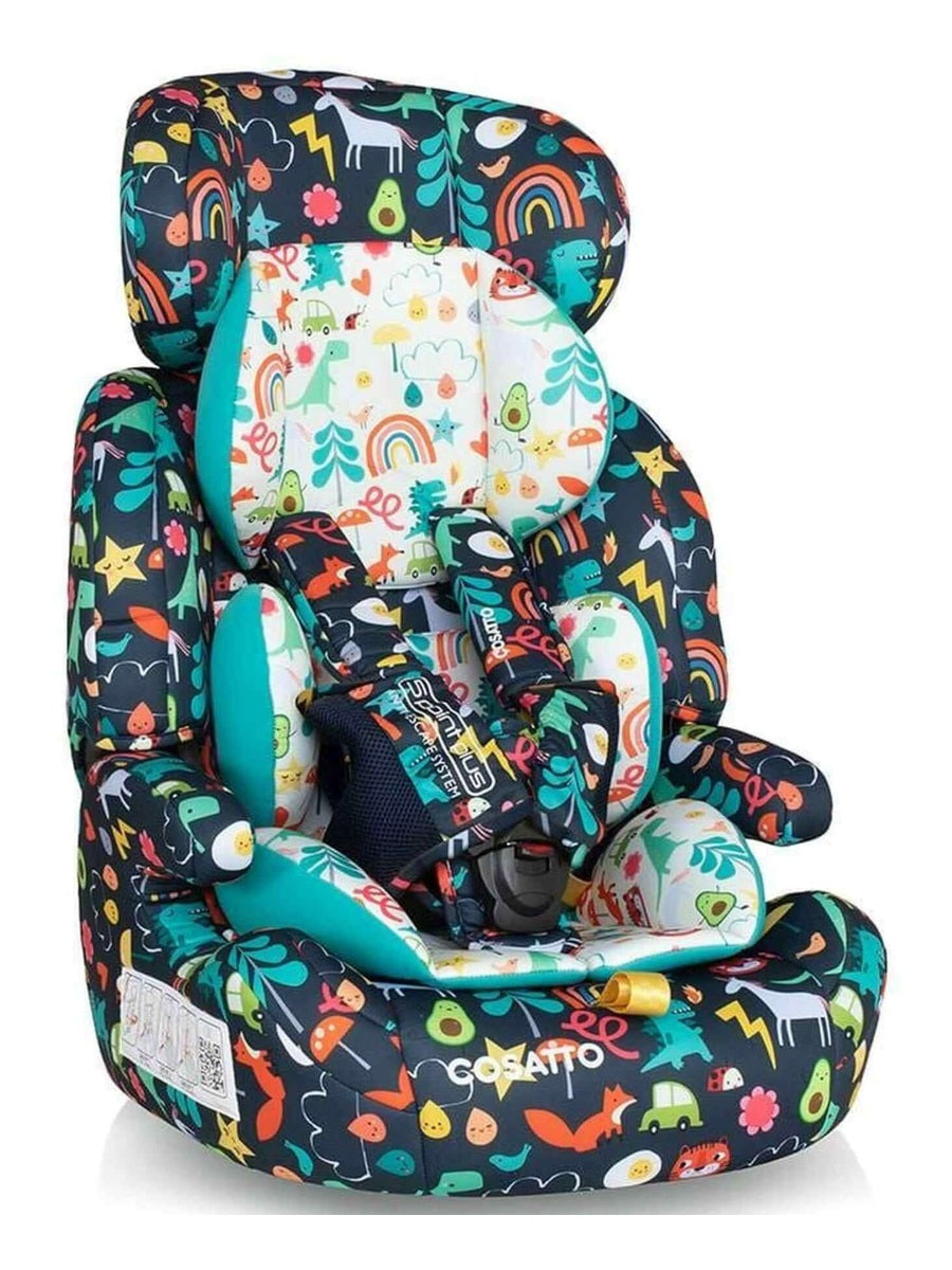 Cosatto Zoomi Group 1/2/3 Car Seat - Cosatto Carnival | From 9 Months to 12 Years | 5 Point Plus Anti-Escape System Cosatto Mama's Joy