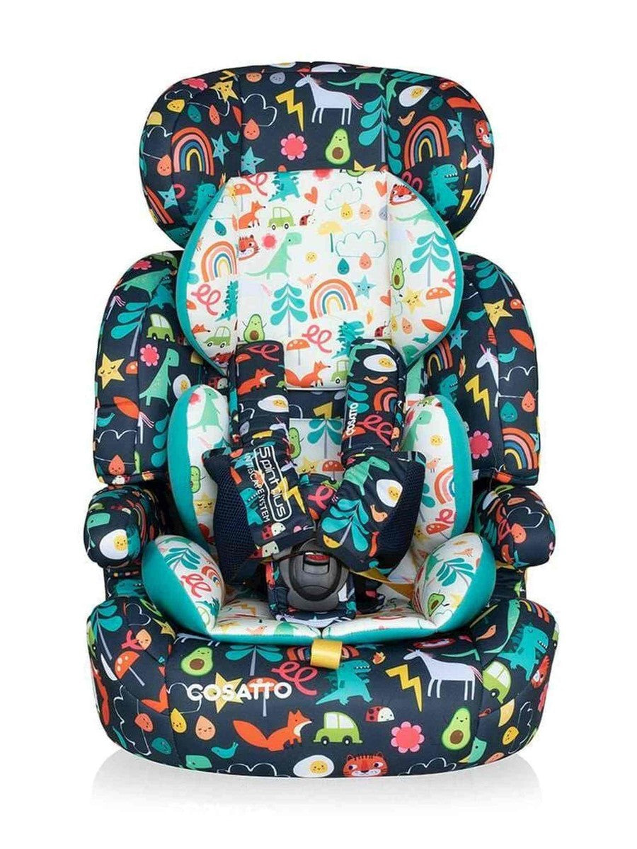 Cosatto Zoomi Group 1/2/3 Car Seat - Cosatto Carnival | From 9 Months to 12 Years | 5 Point Plus Anti-Escape System Cosatto Mama's Joy