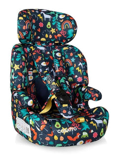Cosatto Zoomi Group 1/2/3 Car Seat - Cosatto Carnival | From 9 Months to 12 Years | 5 Point Plus Anti-Escape System Cosatto Mama's Joy