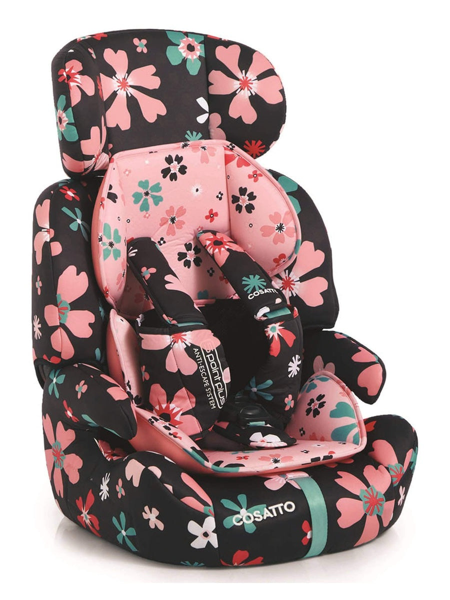 Cosatto Zoomi Group 1/2/3 Car Seat – Paper Petals | Anti-Escape Harness, Forward Facing, Birth to 12 Years Cosatto Mama's Joy