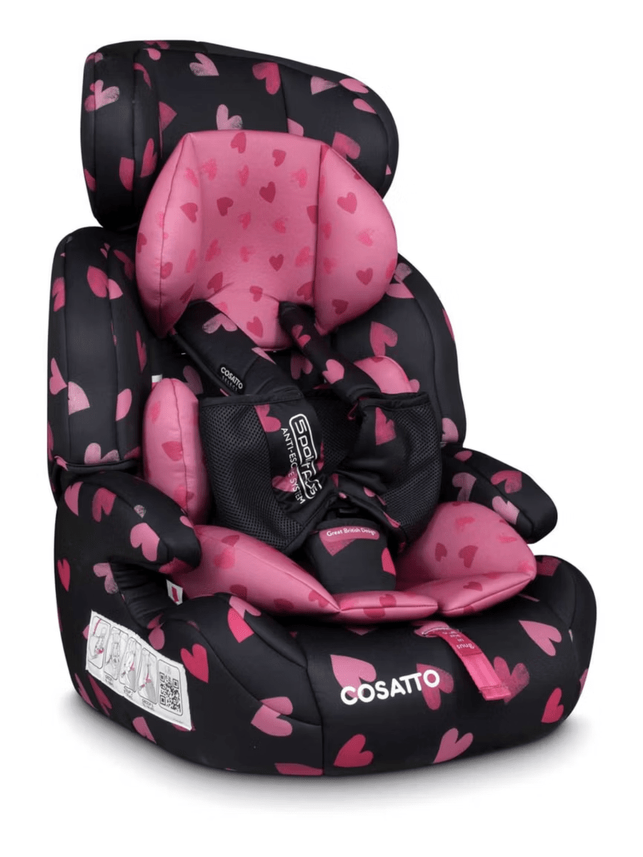 Cosatto Zoomi Group 1/2/3 Car Seat with Anti-Escape System – Charcoal Lighthearted Cosatto Mama's Joy