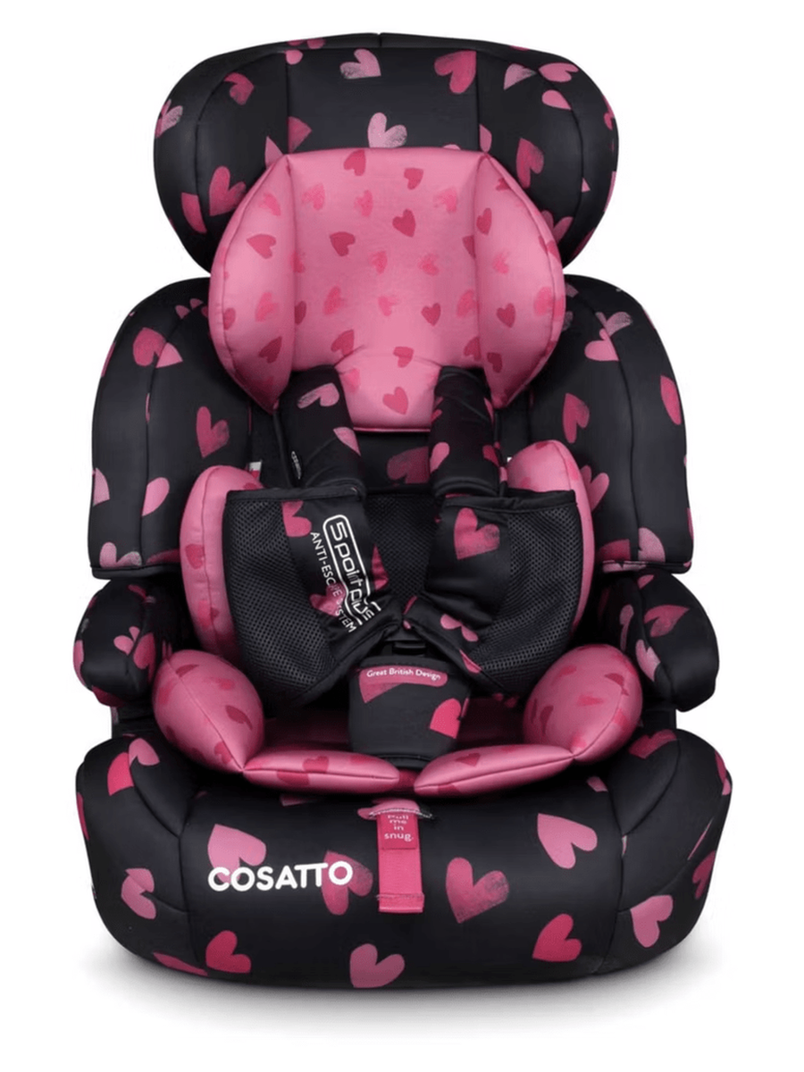 Cosatto Zoomi Group 1/2/3 Car Seat with Anti-Escape System – Charcoal Lighthearted Cosatto Mama's Joy
