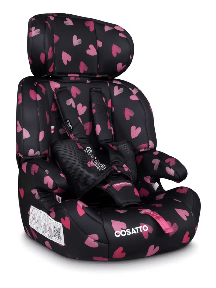 Cosatto Zoomi Group 1/2/3 Car Seat with Anti-Escape System – Charcoal Lighthearted Cosatto Mama's Joy