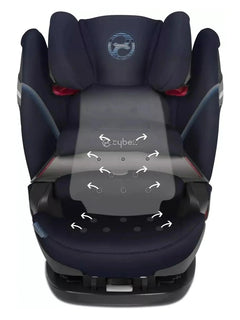 Cybex Gold Pallas S-Fix 2-in-1 Child's Car Seat, ISOFIX Gr. 1/2/3, Magnolia Pink Cybex Mama's Joy