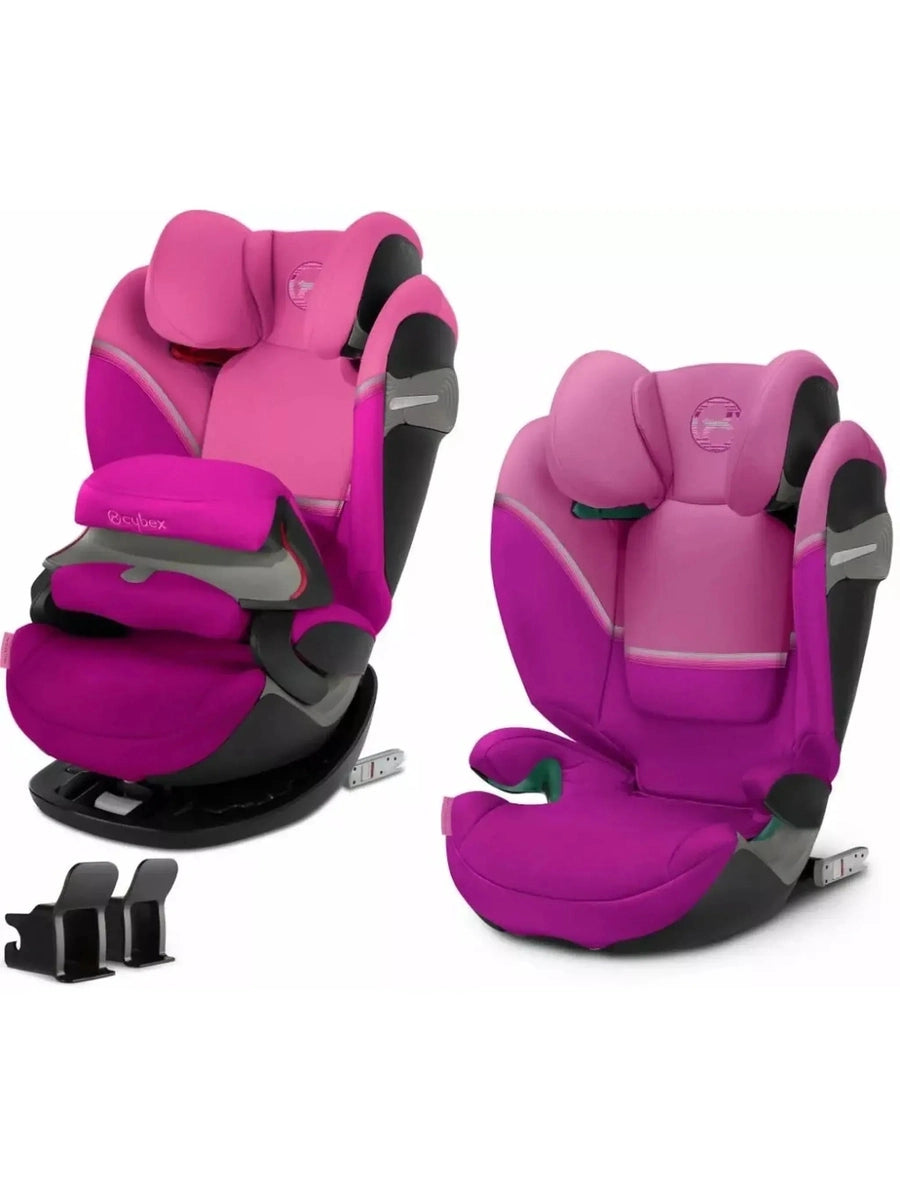 Cybex Gold Pallas S-Fix 2-in-1 Child's Car Seat, ISOFIX Gr. 1/2/3, Magnolia Pink Cybex Mama's Joy