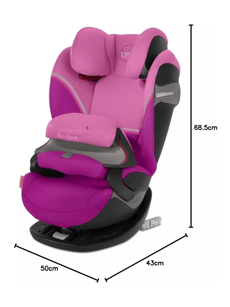 Cybex Gold Pallas S-Fix 2-in-1 Child's Car Seat, ISOFIX Gr. 1/2/3, Magnolia Pink Cybex Mama's Joy