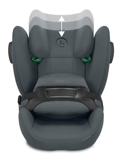 Cybex Pallas B3 i-Size Car Seat 76–150cm, 15m–12y Grey Cybex Mama's Joy