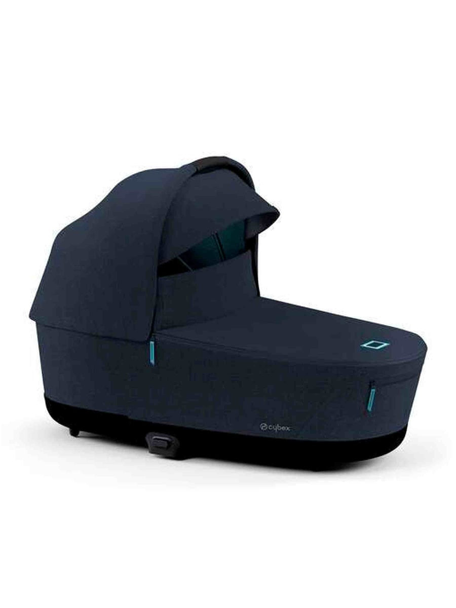 Cybex Priam Lux Carrycot Midnight Blue Plus Cybex Mama's Joy