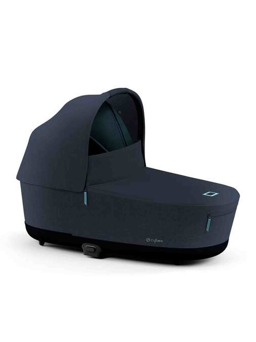 Cybex Priam Lux Carrycot Midnight Blue Plus Cybex Mama's Joy