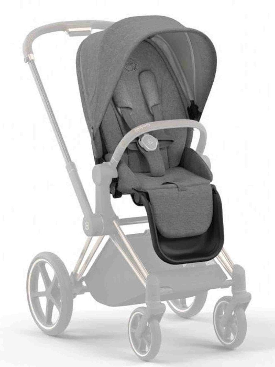Cybex Seat Pack Comfort for Priam Stroller Manhattan Grey Plus Includes Canopy Cybex Mama's Joy