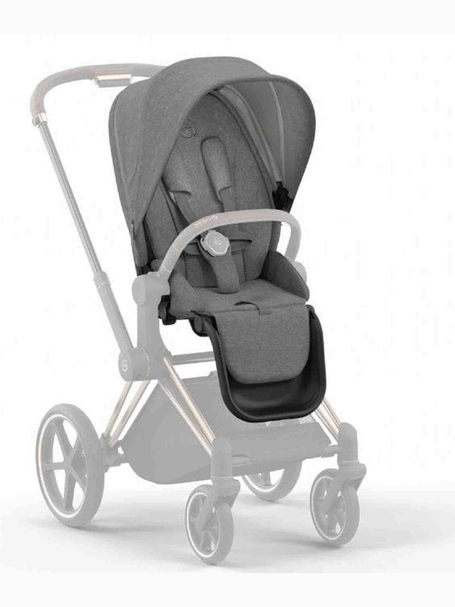 Cybex Seat Pack Comfort for Priam Stroller Manhattan Grey Plus Includes Canopy Cybex Mama's Joy