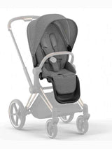 Cybex Seat Pack Comfort for Priam Stroller Manhattan Grey Plus Includes Canopy Cybex Mama's Joy