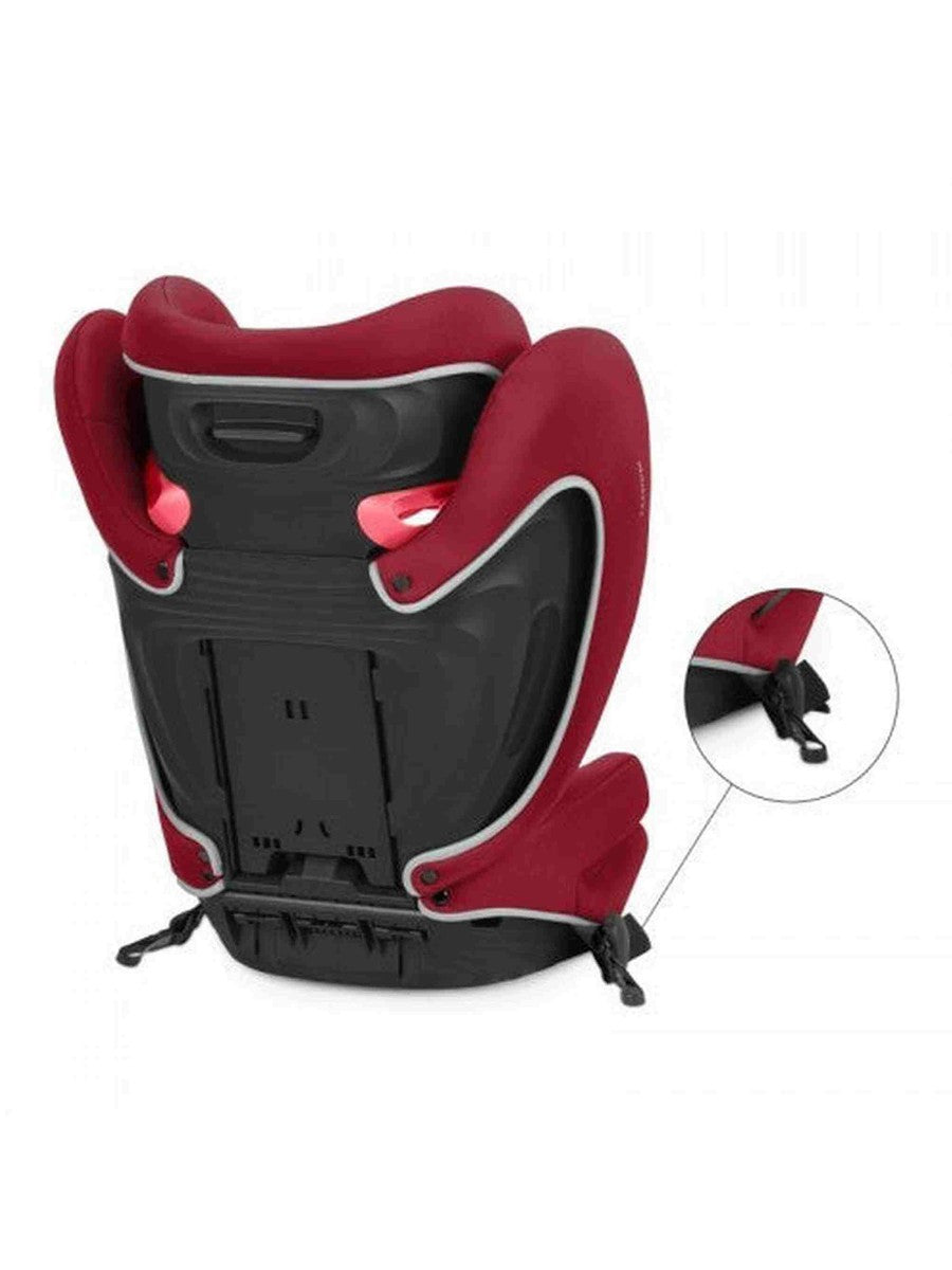 Cybex Silver Pallas B Fix Child Car Seat 9mths-12yr . Dynamic Red Cybex Mama's Joy
