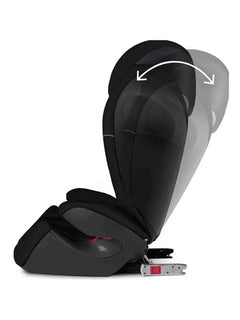 Cybex Silver Solution M-Fix SL Child's Car Seat, High Back Booster, ISOFIX, Group 2/3 15-36 kg , 3-12 Years, Pure Black Cybex Mama's Joy