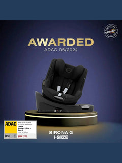 Cybex Sirona G i-Size 360 Rotating Toddler Car Seat Moon Black Cybex Mama's Joy