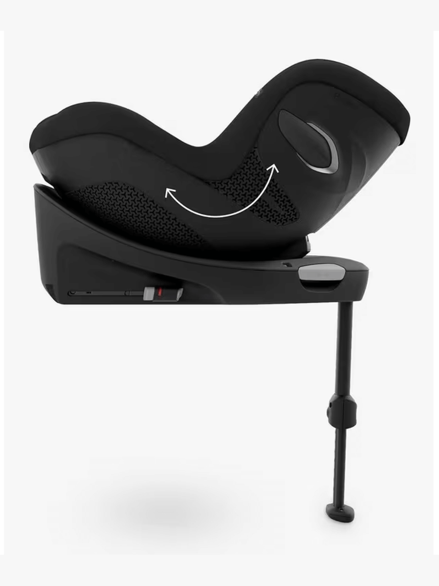 Cybex Sirona G i-Size 360 Rotating Toddler Car Seat Moon Black Cybex Mama's Joy