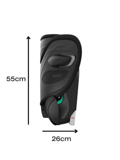 Cybex Solution G2 Plus i-Size Car Seat ISOFIX Moon Black-Black Cybex Mama's Joy