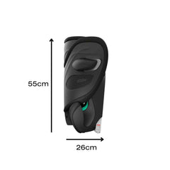 Cybex Solution G2 Plus i-Size Car Seat ISOFIX Moon Black-Black